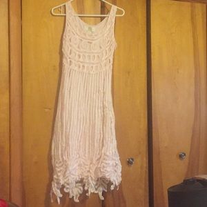 Pink Lacy Dress Kroshetta by Papillon Small